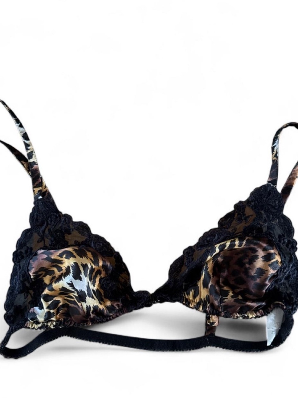 Y2K Victoria's Secret Leopard print bra